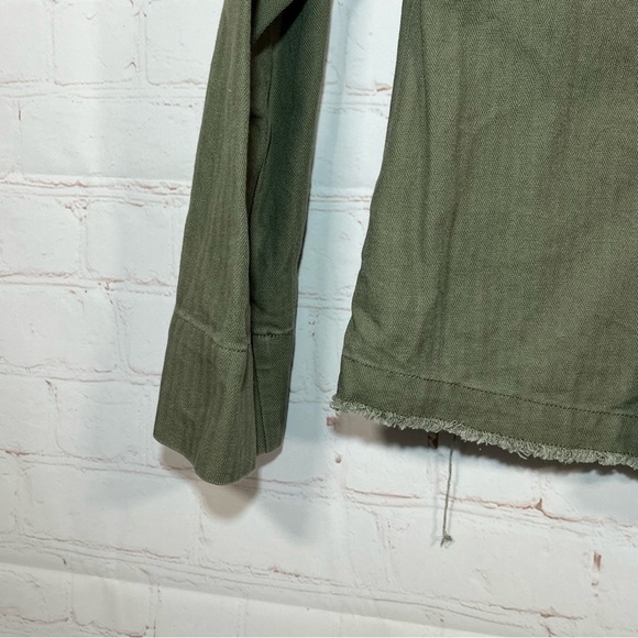 Universal Thread Womens Green Utility Jacket Button Up Lightweight Size Medium - Picture 7 of 11